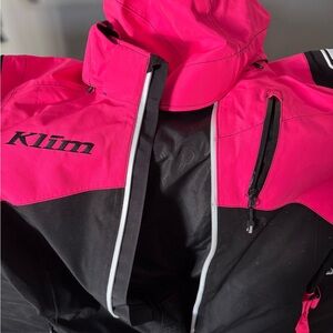 Klim Pink and Black Snowsuit